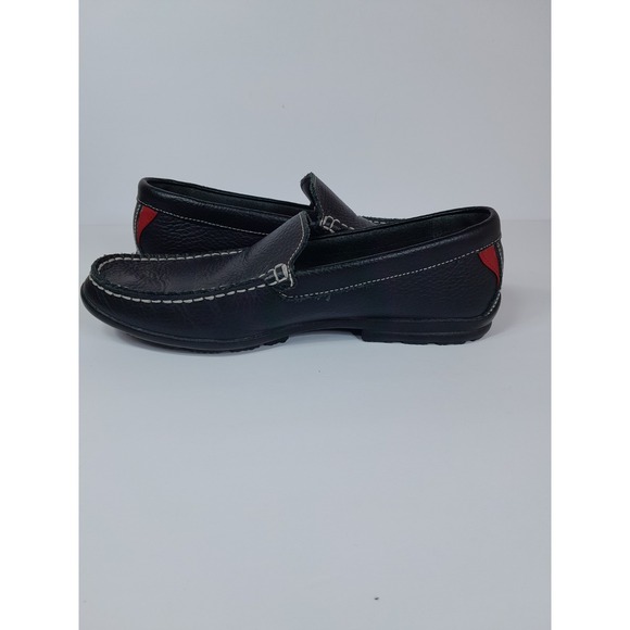 FootJoy Club Casual Black Leather Slip On Shoes Driving Loafer Men Sz 9 - Picture 9 of 13